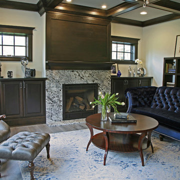Traditional Family Estate with reflections on Hollywood Regency