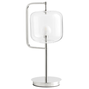 Isotope 1 Light Table Lamp, Polished Nickel