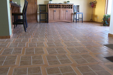 Example of a classic home design design in Other