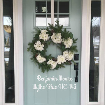 Benjamin Moore Wythe Blue HC-143 Door
