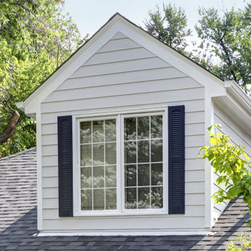 James Hardie Fiber Cement Siding Project | Denver Home | White-on-White