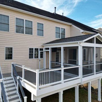 Trex Transcend Deck and Screened Porch