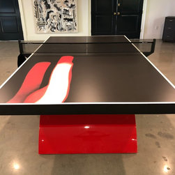 Custom Luxury Branded Ping Pong Table - Game Tables