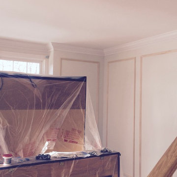 Classic Elegance with Applied Moldings and Fresh Paint Colors