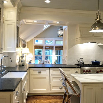 Historic District White Kitchen