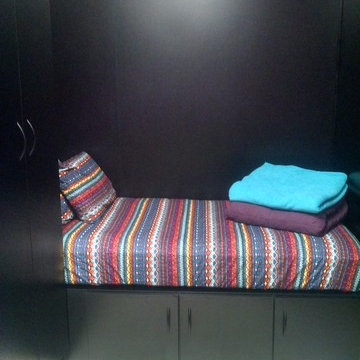 Master Closet with spare bed