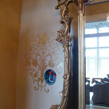 Gold Leaf Stencilling