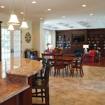 View From Kitchen Into Family Room