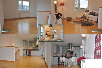 Home Staging einer 3,5 Zimmer Maisonettewohnung in Hamburg