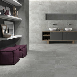 Stone Trend Black Floor Tiles - Direct Tile Warehouse - 床＆壁タイル
