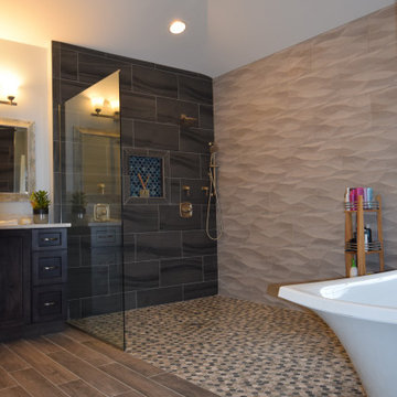 Lake Villa Master Bathroom Remodel