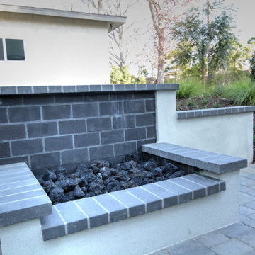 Zen in a backyard