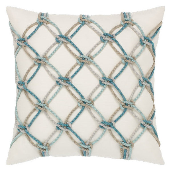 Aqua Rope Pillow
