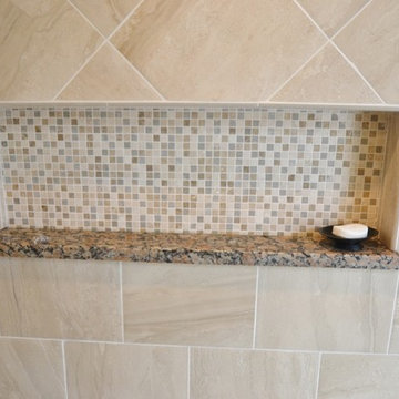 Dark wood Traditional Master Bathroom