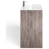 Esconde Bath Vanity, Natural Wood, 59", Single Sink, Freestanding