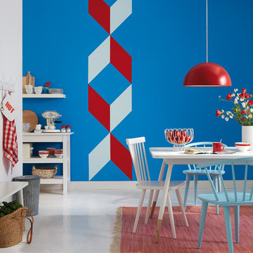 Create wall designs with tesa masking tape