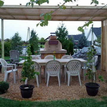 The Dale Family Wood Fired Brick Pizza Oven in Illinois