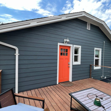 James Hardie Plank Siding in Evening Blue