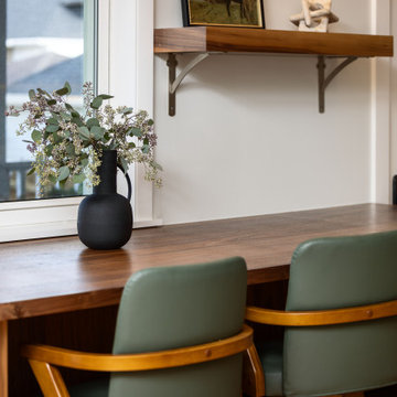 Winnemac Kitchen Remodel: Serene Green Interior