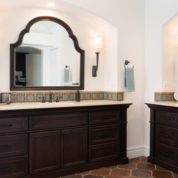 Tierrasanta Spanish Inspired Master Bathroom