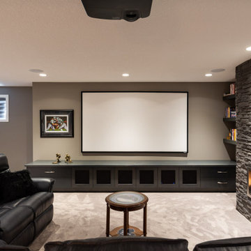 Sports Themed Man Cave
