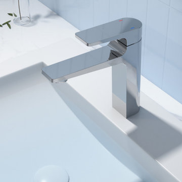 Modern Brass Bathroom Basin Faucet - Contemporary Collection