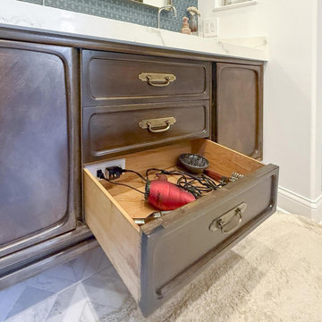 Bathroom Vanity In-Drawer Outlets