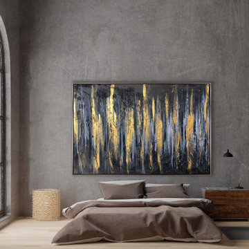 Shiny 48x36 inches Contemporary Art Large Modern Painting MADE TO ORDER