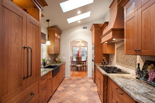 The reconstruction of a 1980's galley kitchen