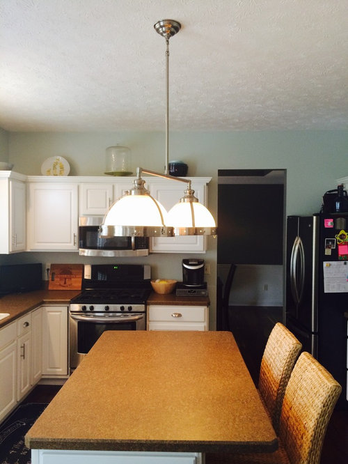 Light fixture not hanging straight