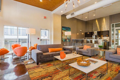 Inspiration for a modern living room remodel in Los Angeles