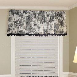 Priority Home & Design - Gathered Rod Pocket Valance - Select From 500+ Fabrics - Valances