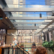 atrium/rear of house