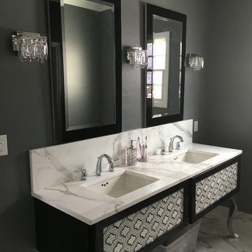 Madison NJ house renovation currently under construction.