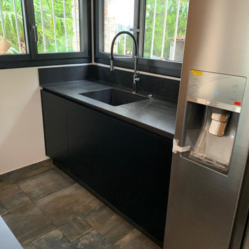 Espace cuisine surélevé