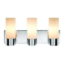 Hampton Bay 3-Light Semi-Flush Vanity Wall Fixture - Bathroom Vanity Lighting