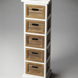 Butler Modern Expressions Storage Pedestal in Toasted Barley - Products