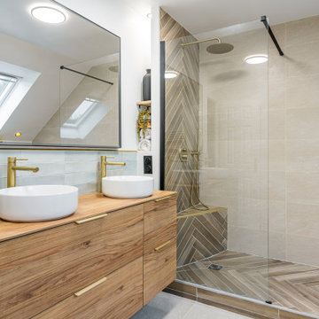Lésigny - Rénovation d'un séjour et d'une salle de bain