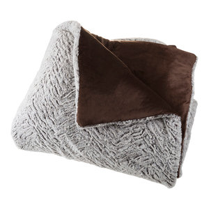 Faux Fur Comforter And Sham Set 3 Piece Mink Faux Fur