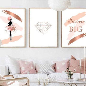 Rose Gold Bedroom