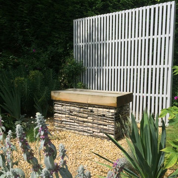 Contemporary Mediterranean Garden in Knutsford, Cheshire. Low budget, big impact
