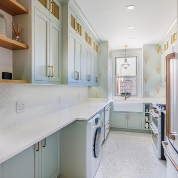 Fresh and Colorful Kitchen and Bathrooms