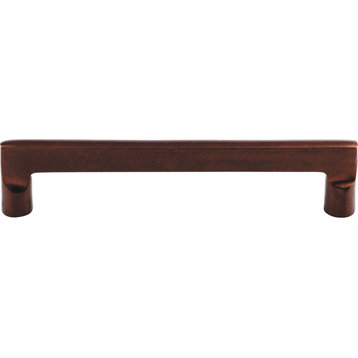 Top Knobs M1368 Flat 6 Inch Center to Center Handle Cabinet Pull - Mahogany