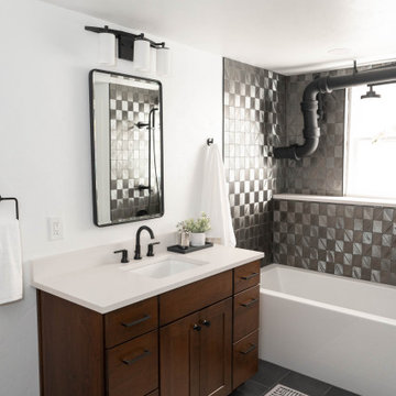 Modern Industrial Bathroom Remodel