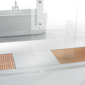 Luxury Linear Shower Drains from QuARTz by ACO