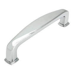 Cosmas - Cosmas 4392CH Polished Chrome 3-3/4&rdquo; CTC Cabinet Pull [10-PACK] - Cabinet And Drawer Handle Pulls