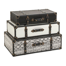 imax stylish simple multi set of 3 aberdeen storage trunks home decor decorative trunks - Decorative Storage Trunks imax stylish simple multi set of 3 aberdeen storage trunks home decor decorative trunks - Decorative Storage Trunks