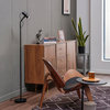 MRDK by Globe Series.01.FL 58" LED Floor Lamp with Matte Black Shade