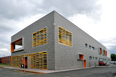 Photo of a large contemporary home in Turin.