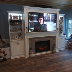 Custom Entertainment Center - Kitchen Cabinetry